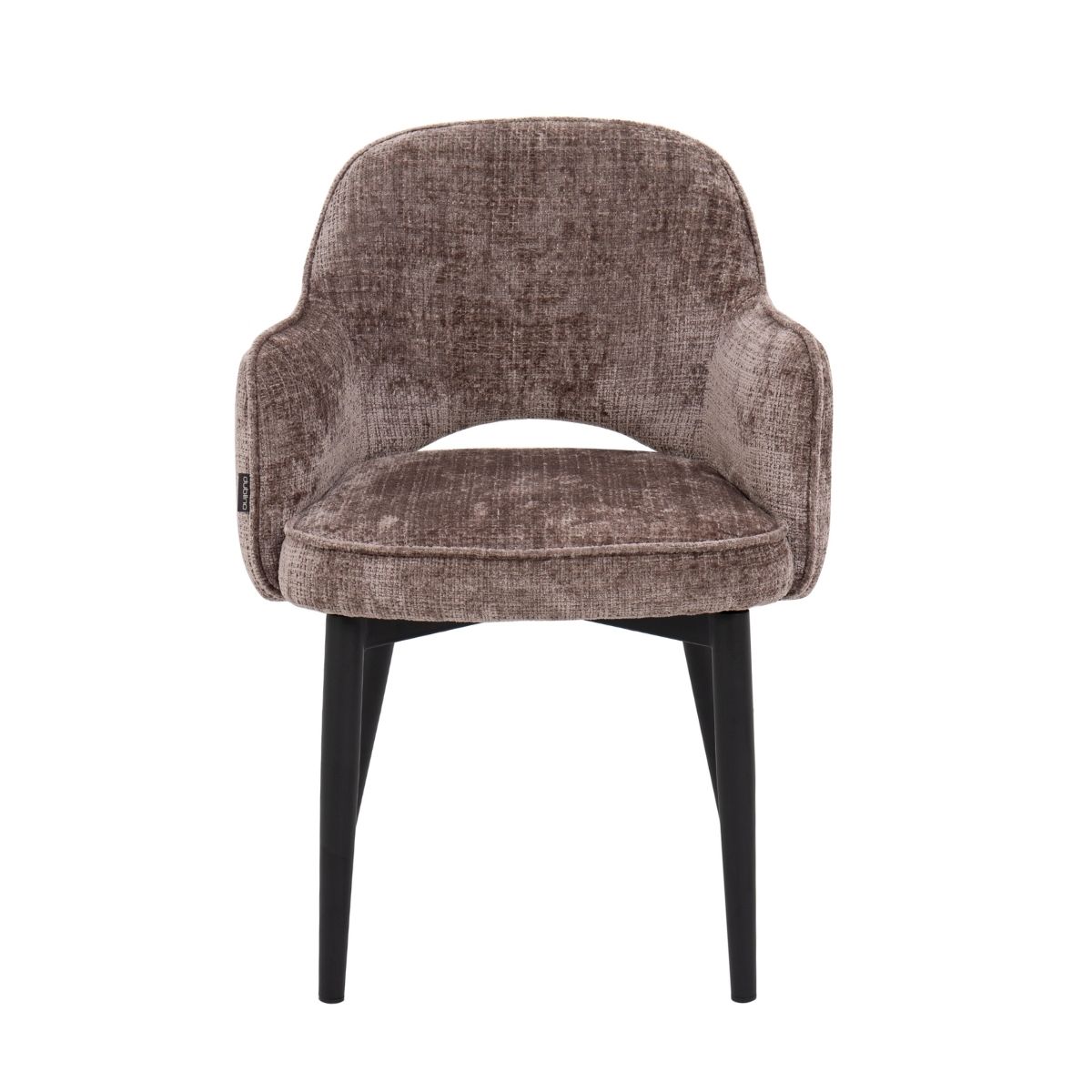 DL MICKEY P Brown design Upholstered indoor chair